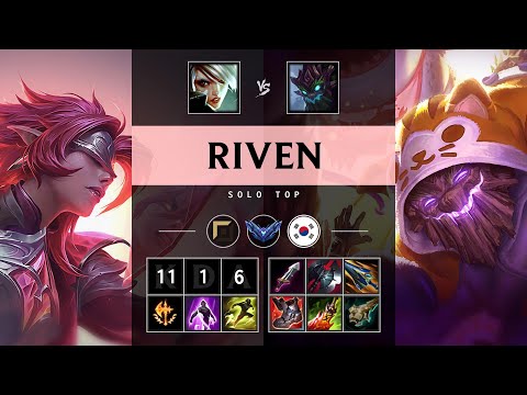Riven Top vs Maokai: Dominating - KR Diamond Patch 25.S1.2