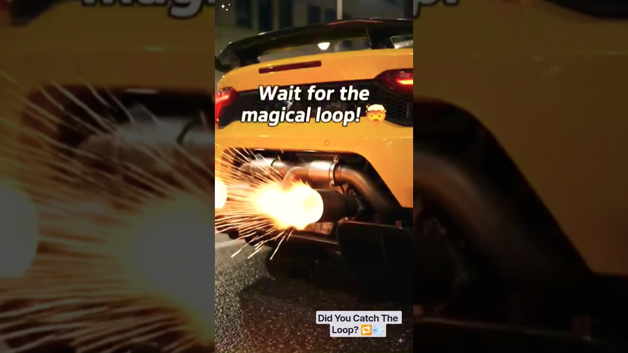 ​Did You Catch The Loop? 🔁💨 #shorts #car lowers #trending #viral