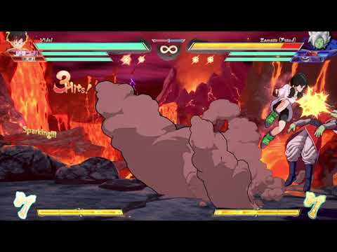 DBFZ S3.5 Videl spark triple air "Gohan-Kun" & leg loop 84 hits