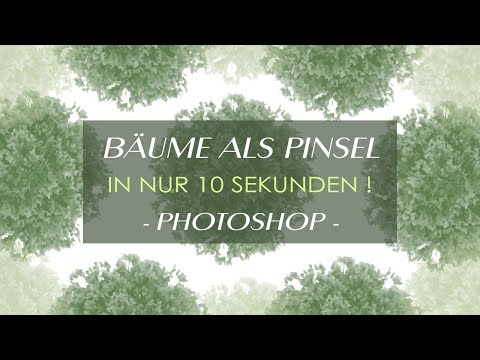 In 10 Sekunden Bäume als Pinsel anlegen | Grundlagen [Photoshop Tutorial]