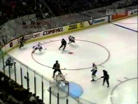 Pierre Turgeon and Jason Dawe Dueling Hat Tricks