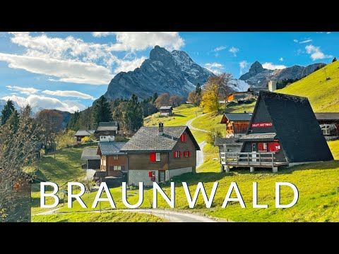 Braunwald, Switzerland - A magical alpine village with impressive mountain views