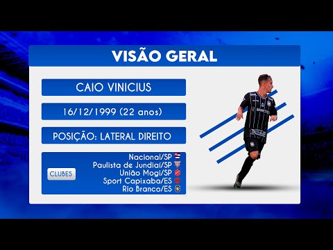 Caio Vinicius lateral direito /volante melhores momentos 