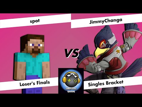 Teching @ TurnStyle 4 - Loser's Finals - spot (Steve) vs JimmyChanga (Falco)