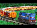 WDM3D SHUNT DOUBLE DECKER EXPRESS TRAIN BUMPY RAILROAD Train Simulator Railwork NTG GAMING