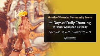 Ganesha Chaturthi 2020: 21 Days of Chanting to Honor Ganesha Birthday - DAY