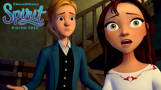 Who Took Lucky's Necklace? A Whodunnit Hoe-Down | SPIRIT RIDING FREE | Netflix