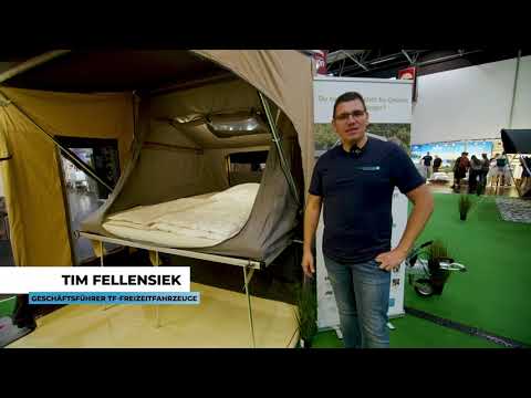 Der Cabanon Malawi 2.0 Royal mit King Size Bett setzt Maßstäbe im Bereich Zeltanhänger...