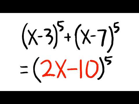 Solving a super nice quintic equation