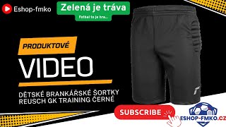 Dětské brankářské šortky Reusch GK Training černé