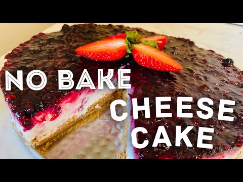 No Bake Cheese cake from chamali's kitchen.