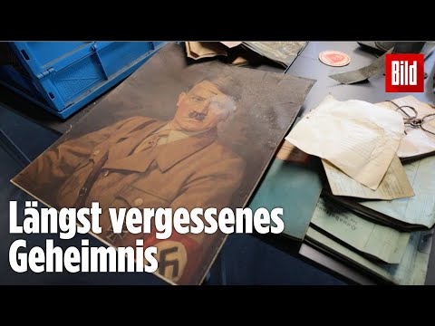 Flut enthüllt geheimes Nazi-Versteck mit Hitler-Gemälde und Gasmasken