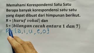 Memahami Korespondensi Satu Satu 6
