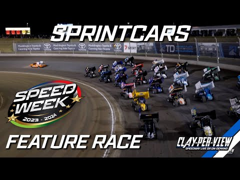 Sprintcars | USA vs. WA Speedweek - Perth - 2nd Jan 2024 | BRAD SWEET & WILLIAMSON | Clay-Per-View