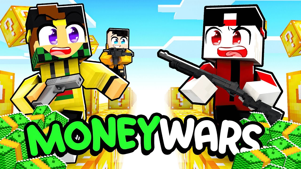 MONEYWARS 1vs1vs1 CON LE ARMI OP - MARCY vs LOCO vs BADDI MINECRAFT ITA