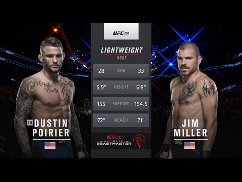 Dustin Poirier vs Jim Miller full fight