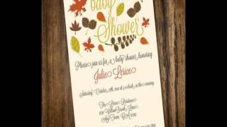 Creative fall themed baby shower ideas