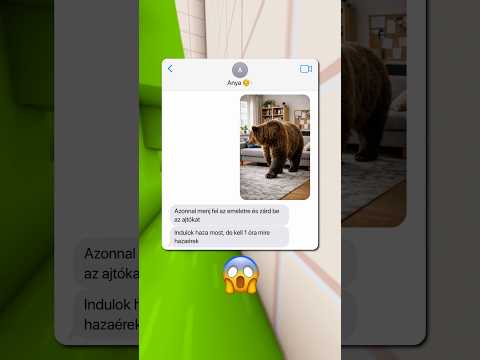 EGY MEDVE VAN A HÁZBAN!? 😱 #magyar #vicces #hungarian