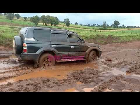 Toyota Land Cruiser KZJ95 Prado  off road test 4WD