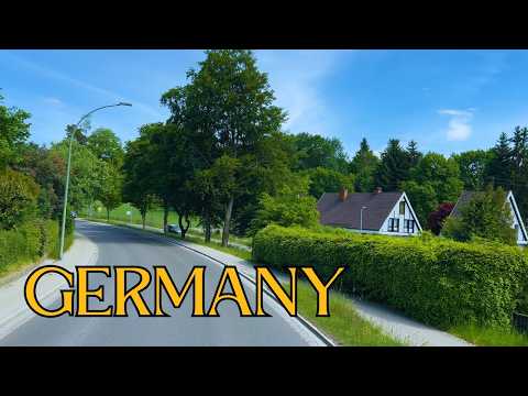 Scenic Drive in Germany 🇩🇪 | Village Roads & Countryside Views from Babenhausen to Gessertshausen