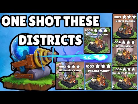 One Shot All District in Clan Capital! BEST Clan Capital Attack Strategies | Clash of Clans