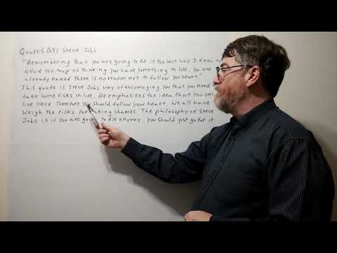 Tutor Nick P Quotes 69  Steve Jobs Remembering That You Are Going to  ...