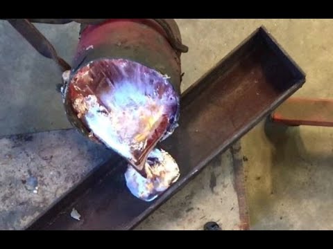 Aluminium work platform meltdown - Turning scrap aluminium into a large ingot! - Melting metal