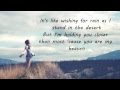 Ron Pope - A Drop in the Ocean // Lyrics 