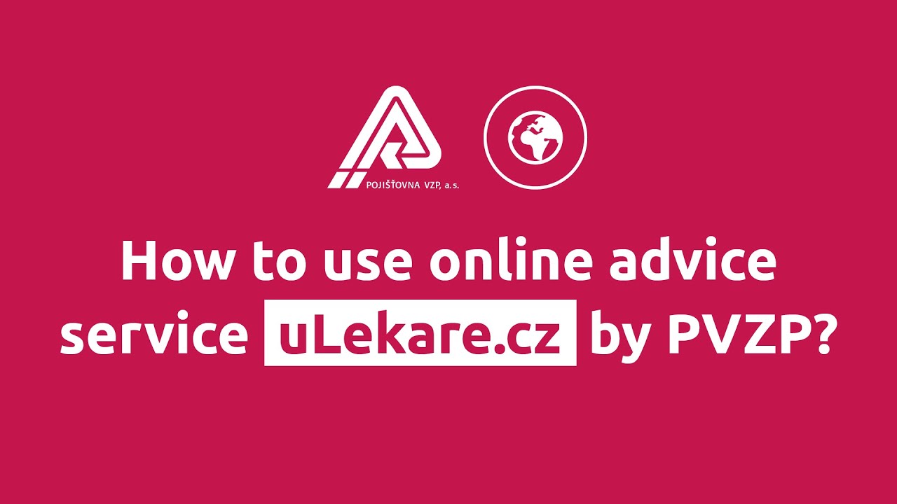 How to use online health advice service uLekare.cz by PVZP - Tutorial with subtitles