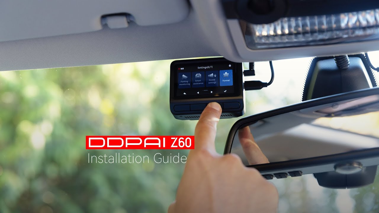 Step-by-Step DDPAI Z60 Dashcam Installation Guide