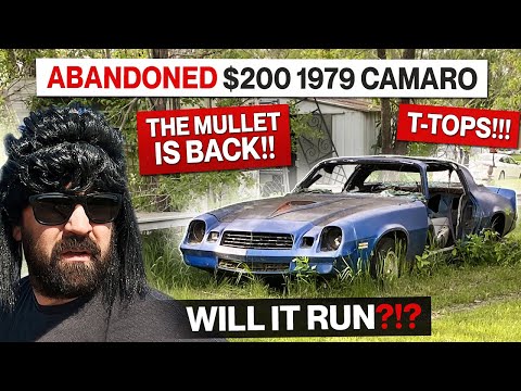 $200 1979 Camaro Z28! Will It Run?!? Mullet Muscle Car Action!