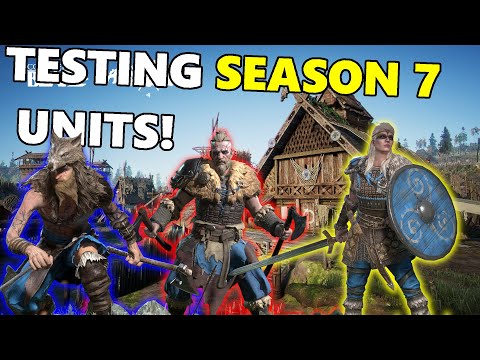 Conqueror's Blade - Testing The Shield Maidens, Berserkers & Sons Of Fenrir! New Season 7 Units