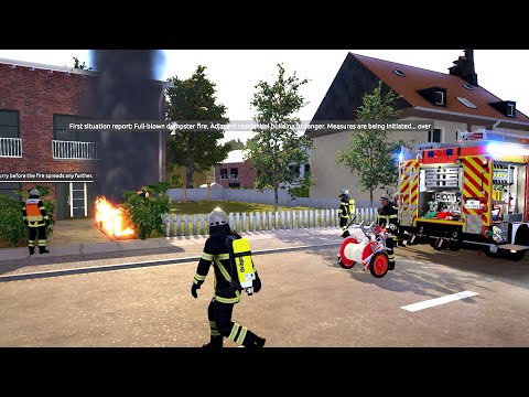 Emergency Call 112 - German Volunteer Firefighter Technical Assistance Course (Simulation)
