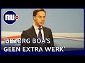 Rutte waarschuwt Nederlanders: 'Bezorg BOA's geen extra werk' | NU.nl