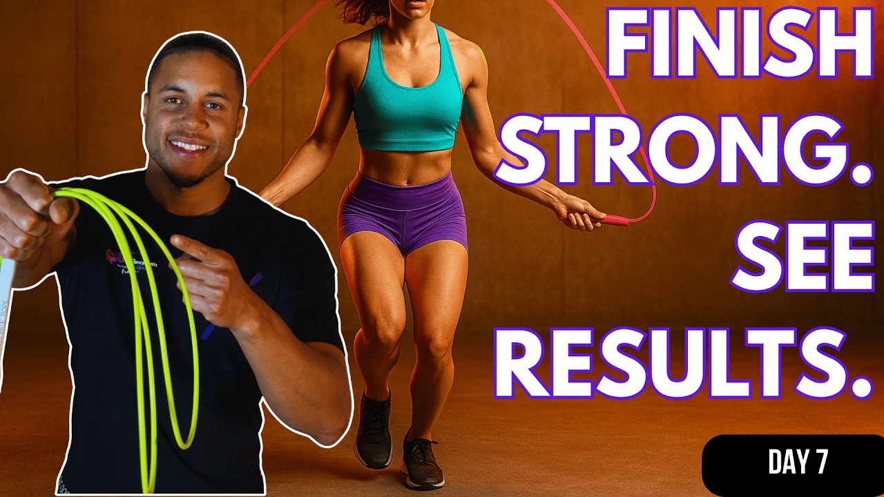 Gym-Goers featuring a man with a jump rope and a woman skipping rope, promoting fitness and results.