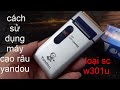 YANDOU SC W301U Shaver Very Cheap Durable Beautiful Easy To Use Instructions On How To Use