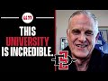 Brian Dutcher COMPARES His Time Coaching At San Diego State & Michigan In Final Four I CBS Sports
