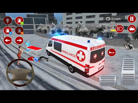 American Emergency Ambulance Van Driving Simulator - Android Gameplay