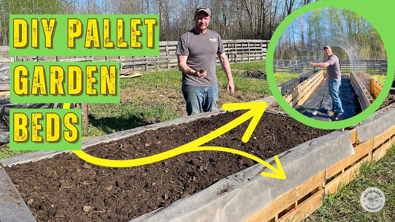 DIY Pallet Raised Beds | Start Gardening Cheap & Easy 🌱