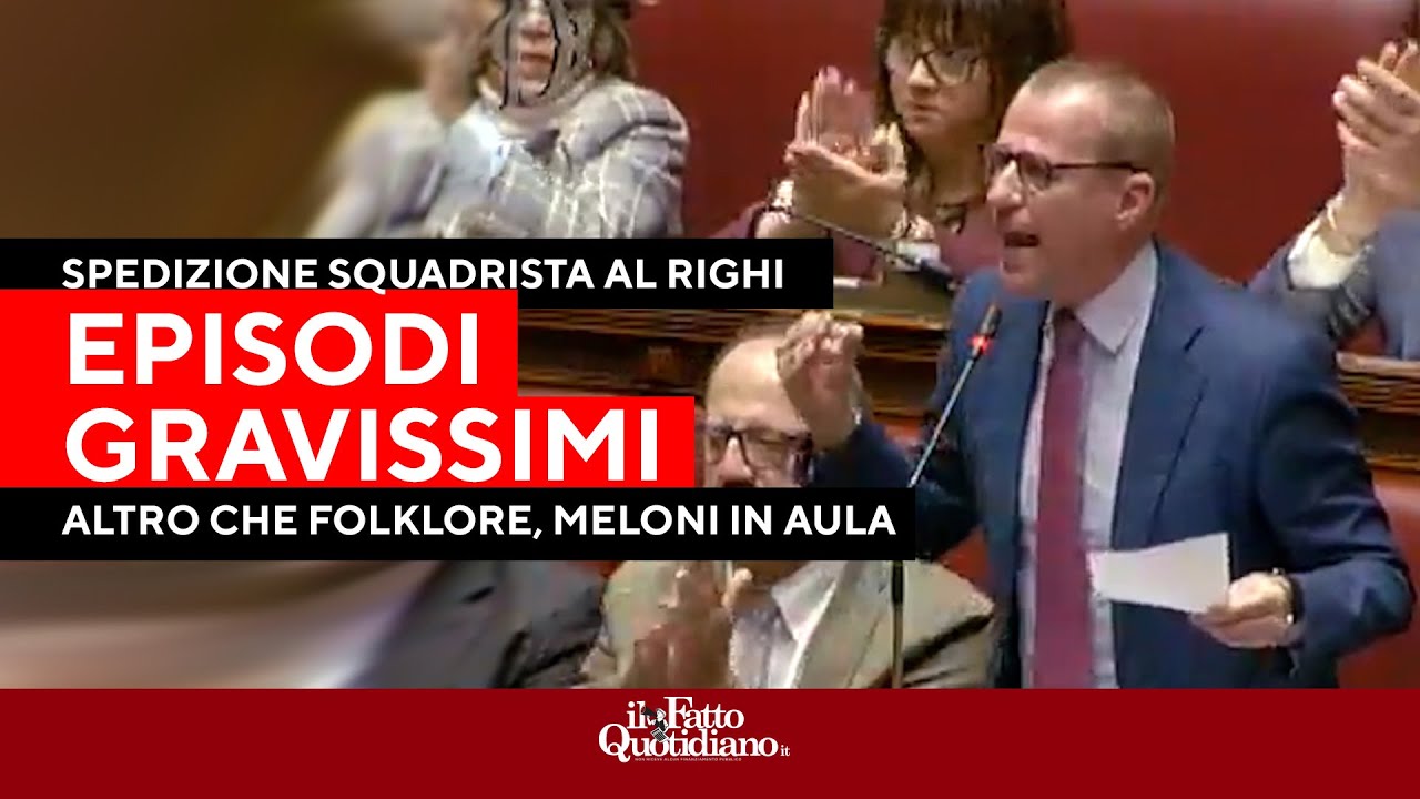 Aggressioni squadriste alle scuole, la foga di Colucci: "Episodi gravissimi, Meloni venga in Aula"