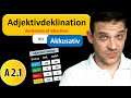 Adjektivdeklination Im Akkusativ | German Adjective Endings in Accusative