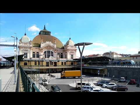 Hlášení ve stanici Plzeň hl.n. 18.1.2020 (Česky+Německy)