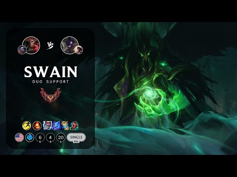 Swain Support vs Alistar - NA Grandmaster Patch 13.1