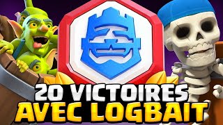 J'ai remporté le défi 20 VICTOIRES avec ce deck LOGBAIT SPAM BROKEN ! - Deck Guide by Fr29