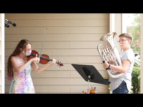 BaShana HaBa'a on fiddle and euphonium (Rosh Hashanah music)