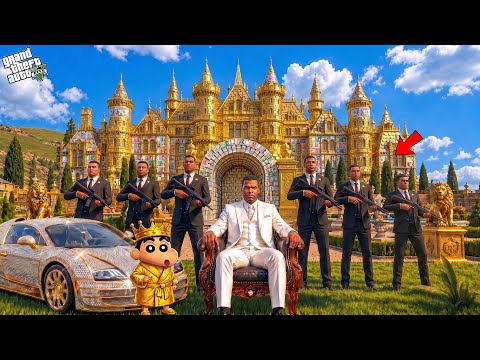 GTA V : Franklin And Shinchan Become GOLDEN BILLIONAIRE In GTA 5 Telugu |#gta5