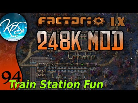 Factorio 248k Mod 94 - URANIUM STATION REJIGGING! - Tips & Tricks