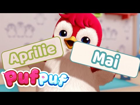 Cântece Puf Puf - Învățăm Lunile Anului | Cântece Copii