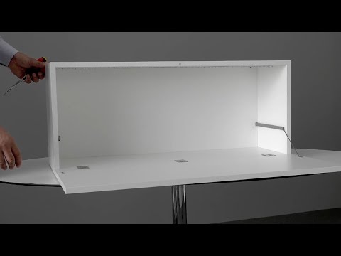 Монтаж и регулировка механизма KIARO с накладным и врезным креплением для фасада