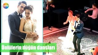 Ünlülerin düğün dansları